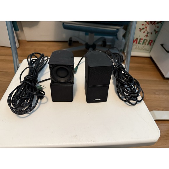 Bose Double Cube Jewel Speaker with Cord, Wire Black, One
